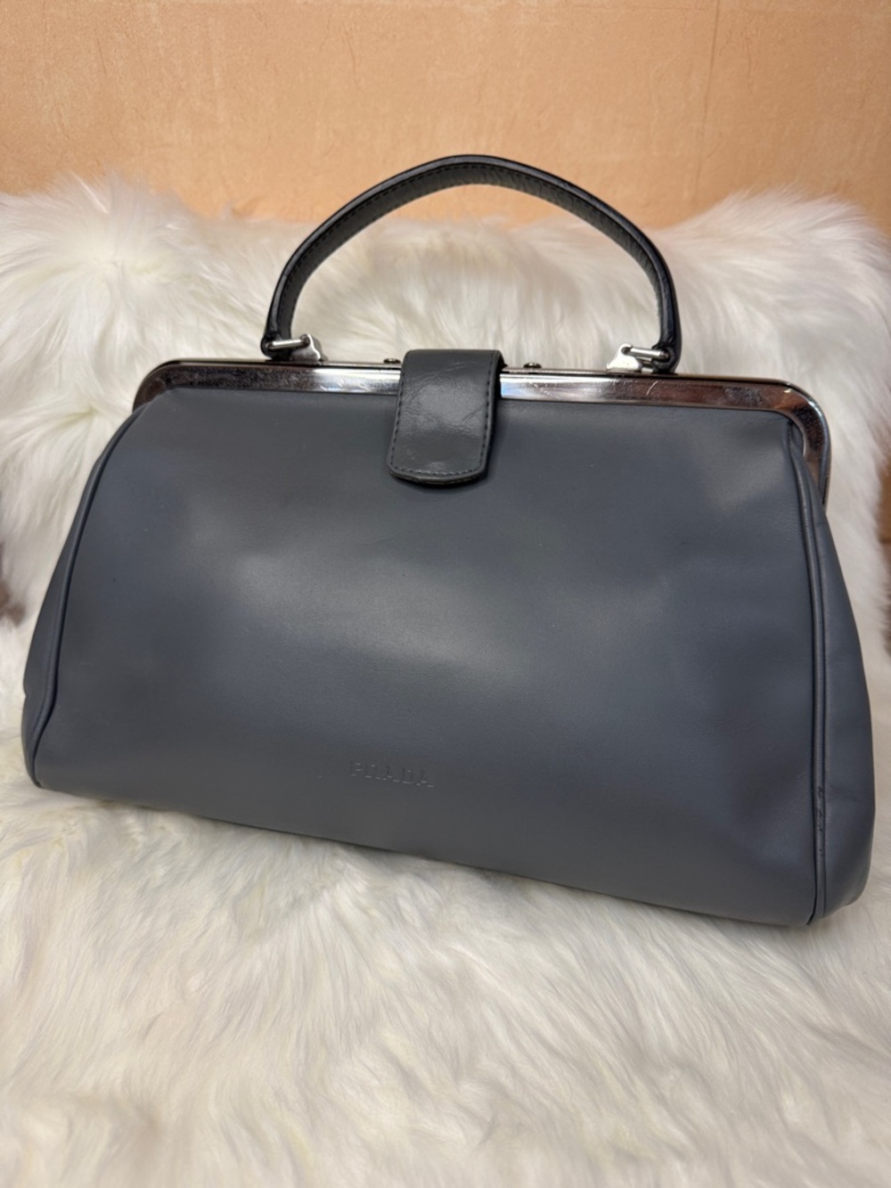 Prada Vitello Doctors Bag